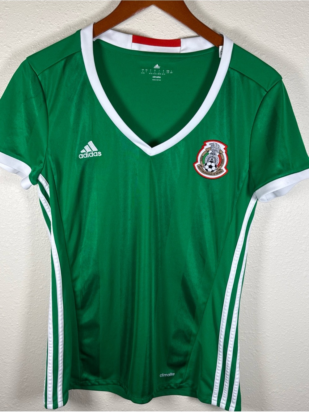 Adidas 2015-2016 Mexico National Team Soccer Football Jersey Women’s L